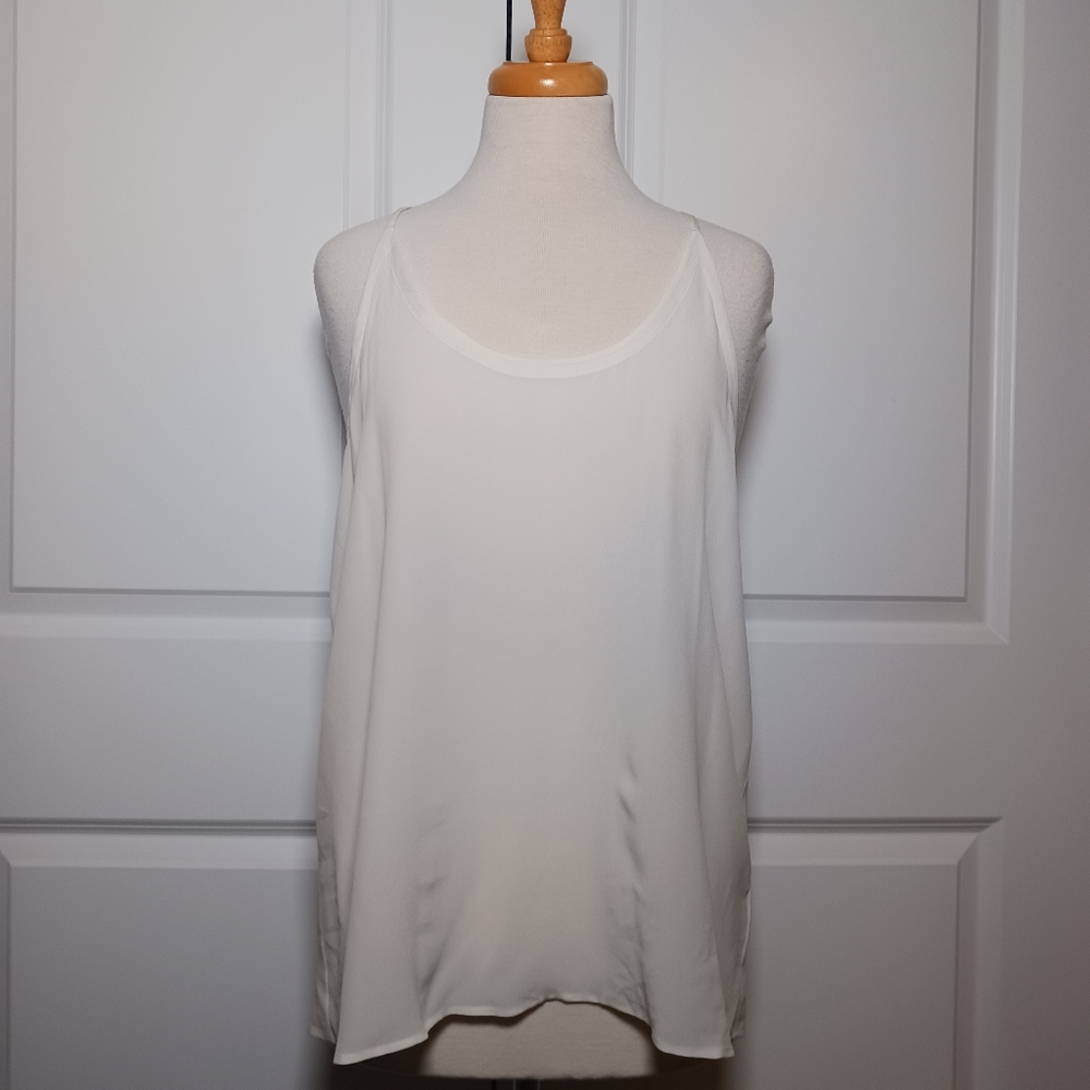 Chaser White Sheer Strappy Top